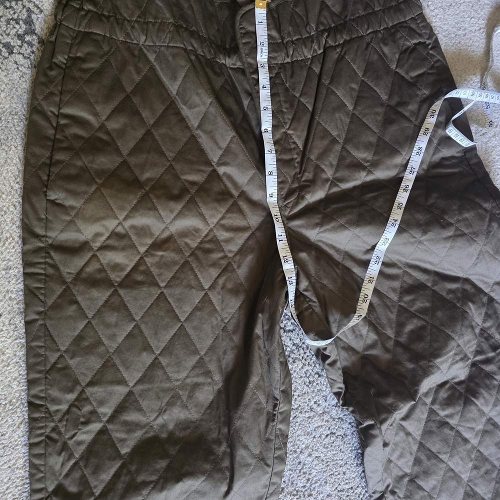 Banana Republic Quilted Capris - Olive Green - Picture 4 of 8